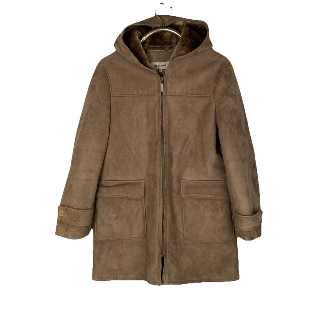 TBJ Jeans Jacket faux-mouton hooded coat Women
